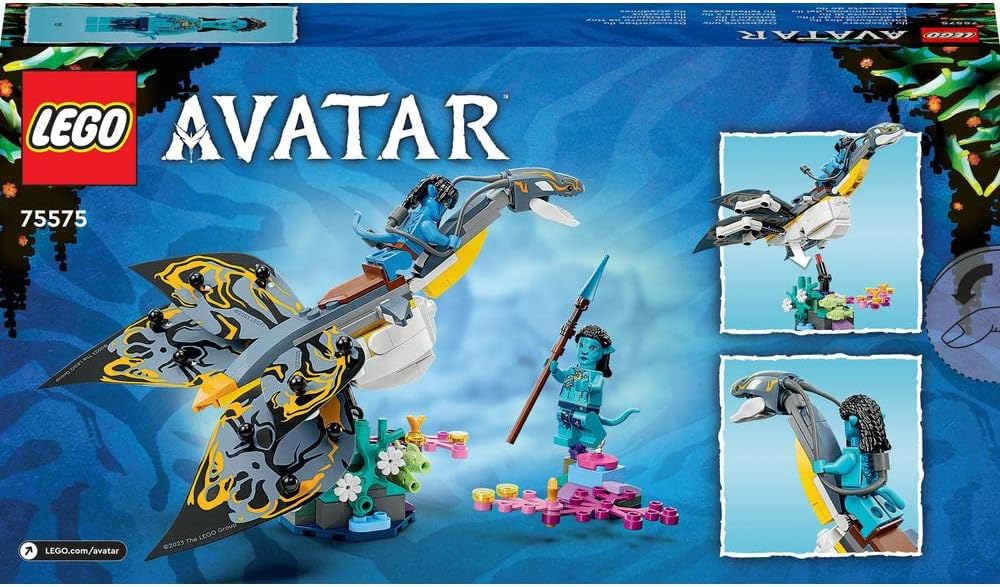 LEGO 75575 Avatar Avatar Ilu Discovery The Way of Water Film Construction Toy Set to Collect with Fantasy Creature, Decoration for Children