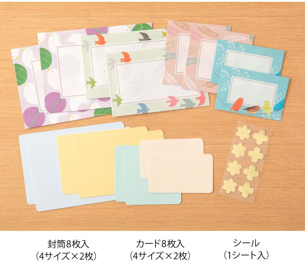 Card Letter Set, Bird