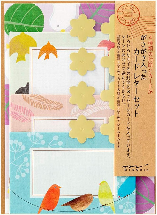 Card Letter Set, Bird