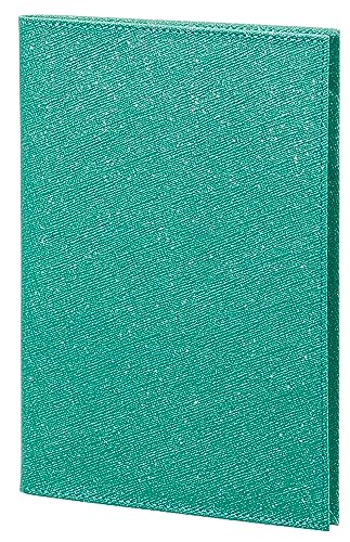 Raymay Fujii RFD2423M Notebook, 2024 Schedule Book, Shiny Lam̩ Diary, Monthly, B6 Size, Synthetic Leather, Green, Begins December 2023