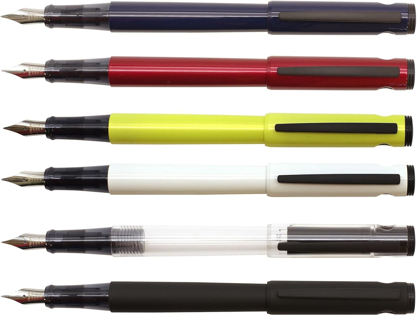 LIGHTIVE Fountain Pen, Live, Medium Point, M, Active Navy, Lightweight Body, Stylish, Simple close up nib
