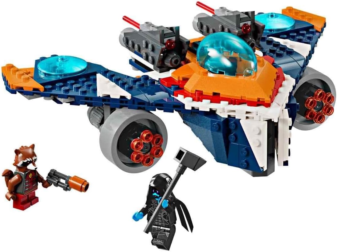 Lego Marvel Superheroes Rocket's Warbird vs. Ronan Set 76278