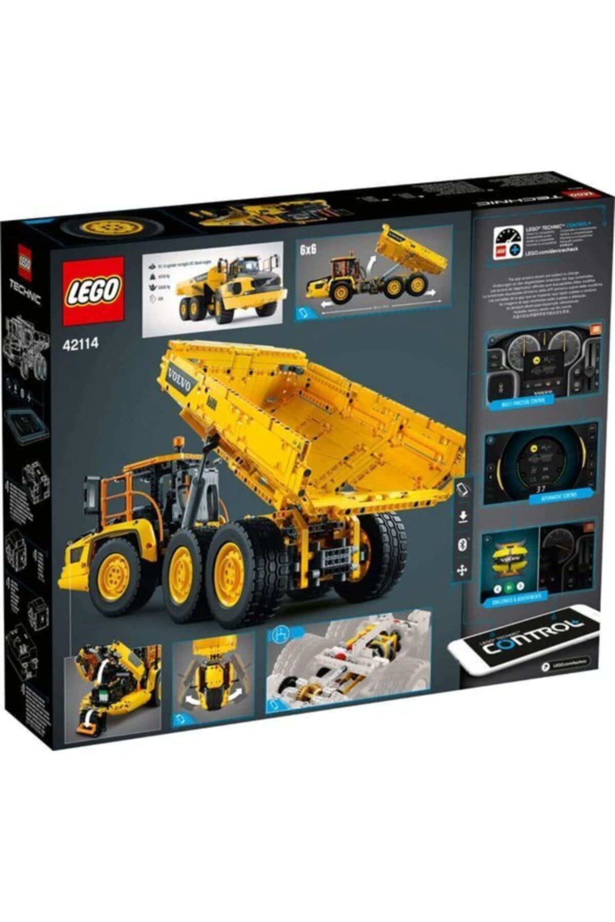 LEGO® Technic 6x6 Volvo Articulated Hauler (42114) Building Kit, Volvo Truck Toy Model;Construction Vehicle Playsets