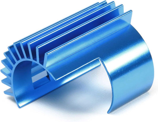 Tamiya 300054571 TT-02 Anodised Aluminium Motor Heatsink, Blue anodised