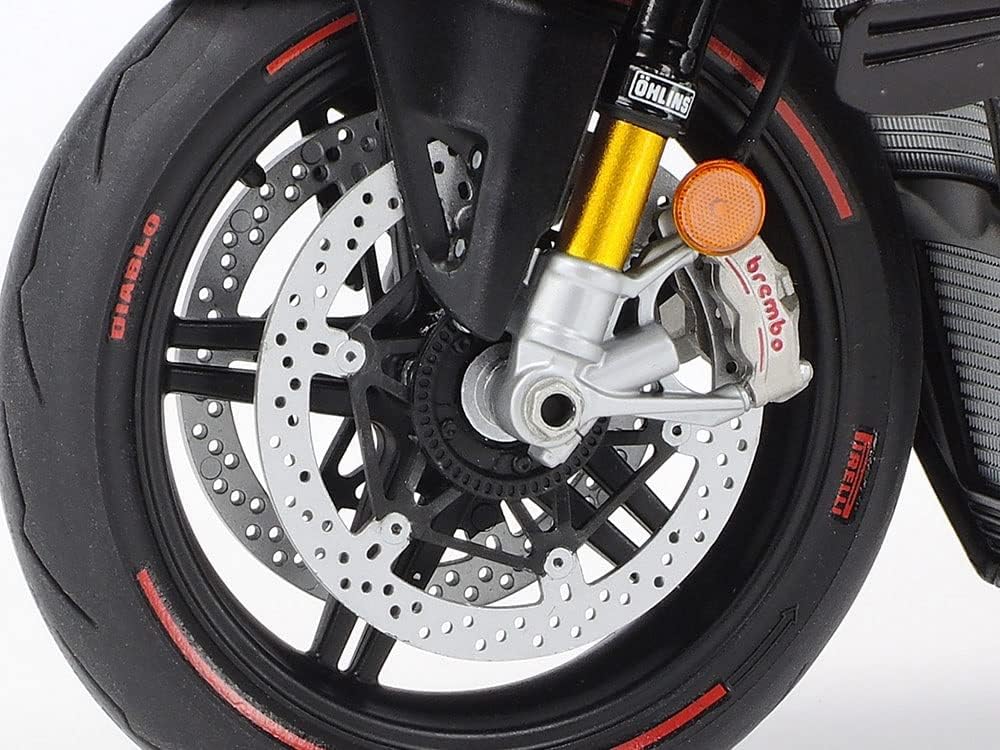 Tamiya 14140 Ducati Superleggera V4 1:12 Detailed Model Kit True to Original Plastic Construction Kit DIY Assembly Unpainted Multi-Coloured