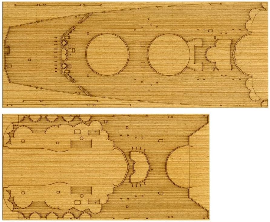 TAMIYA 12645 1/350 Yamato Deck Sheet TAMS2645 model accessory