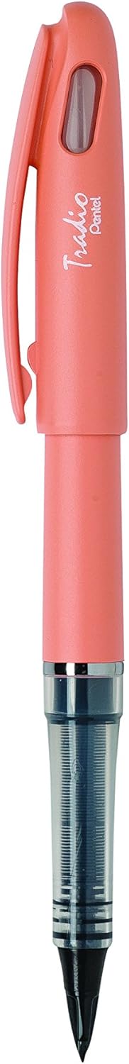 Pentel TRJ97F-A Tradio Plastic Water-Based Pen, Pastel Color, Pastel Orange