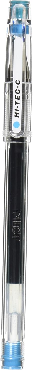 PILOT Gel Ballpoint Pen, HI-Tec-C 03, Extra Fine, Light Blue (LH-20C3-LB)