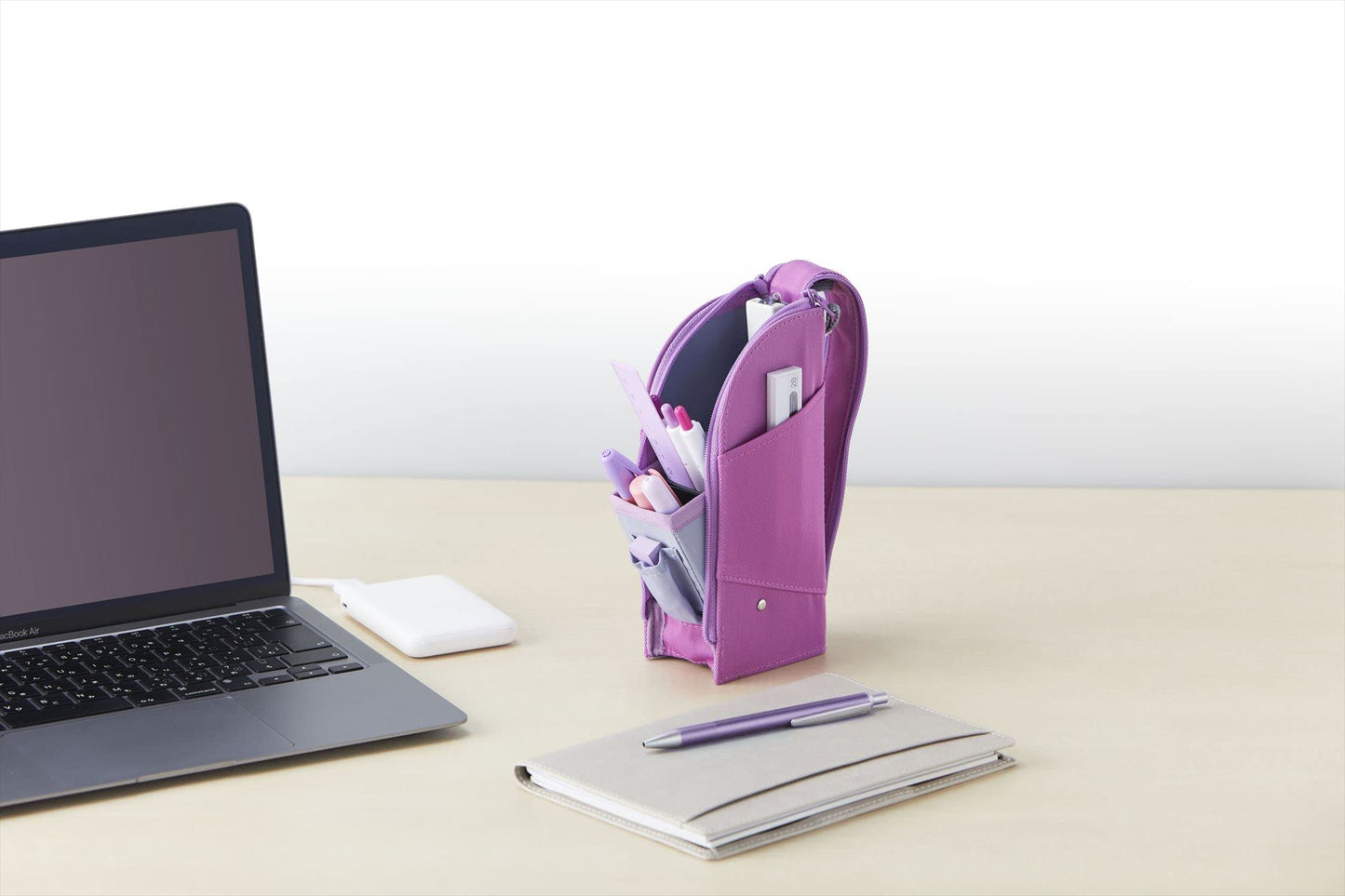 Raymay Fujii FY393 Detecure Mobile Pen Case, Violet