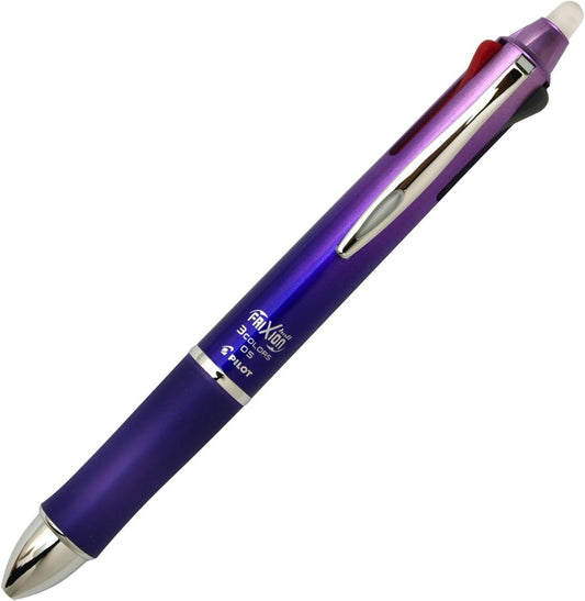 PILOT Frixion Ball 3 Metal Ballpoint Pen, Gradation Violet Body (LKFB-150EF-GRV)
