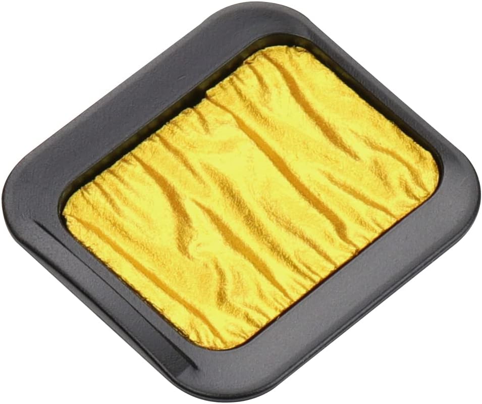 Finetec Premium Watercolor Pan - Pharaoh's Gold (Pearlescent)