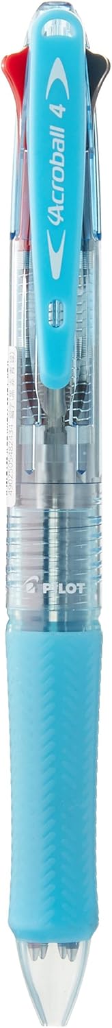 PILOT 4 Colors Ballpoint Pen, Acroball 4 Fine, Black, Red, Blue & Green (BKAB-45F-CSL)