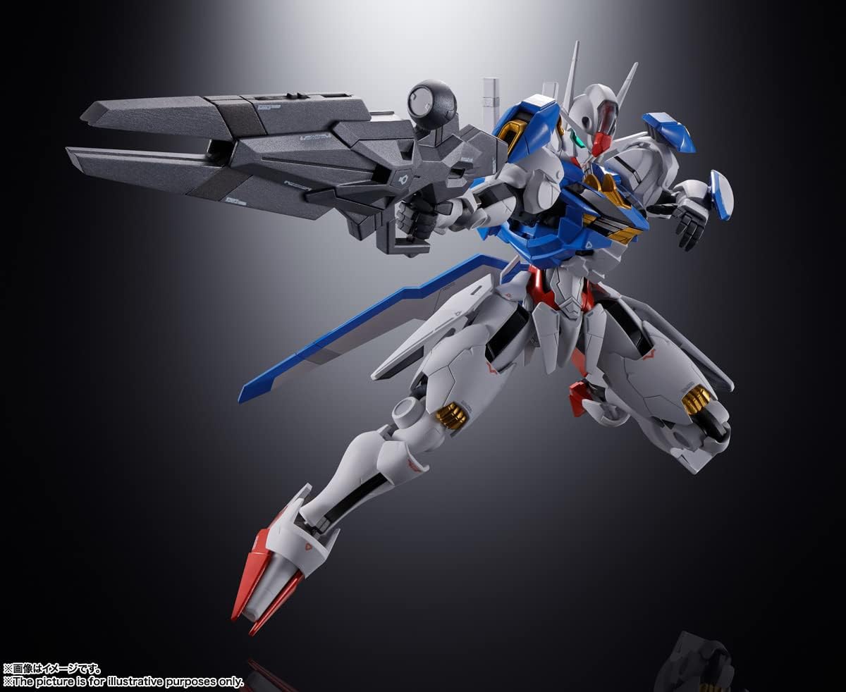 TAMASHII NATIONS - Mobile Suit Gundam: The Witch from Mercury - Gundam Aerial, Bandai Spirits Chogokin Die-Cast Metal Collectible
