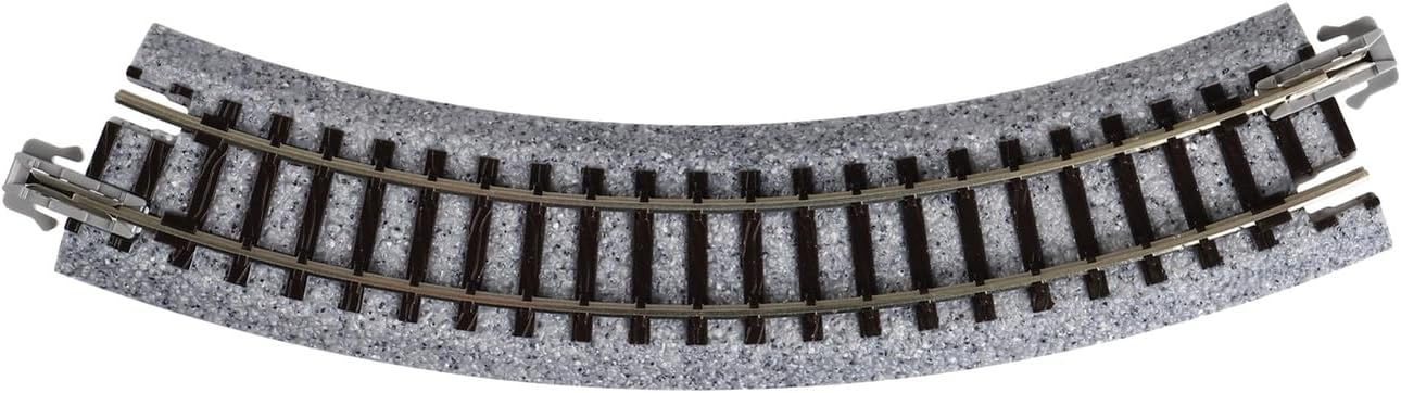 Kato USA Model Train Products UNITRACK Compact Tracks (4-Piece), 150mm/(6") Radius/45-Degree