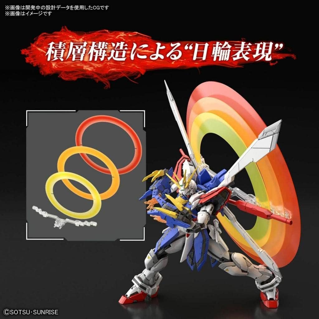 Bandai Hobby - Mobile Fighter G Gundam - #37 God Gundam, Bandai Spirits RG 1/144 Model Kit