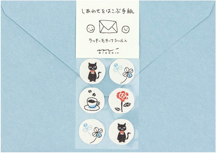 Midori Envelope Happy Clover Pattern 20464006
