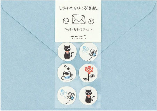 Midori Envelope Happy Clover Pattern 20464006