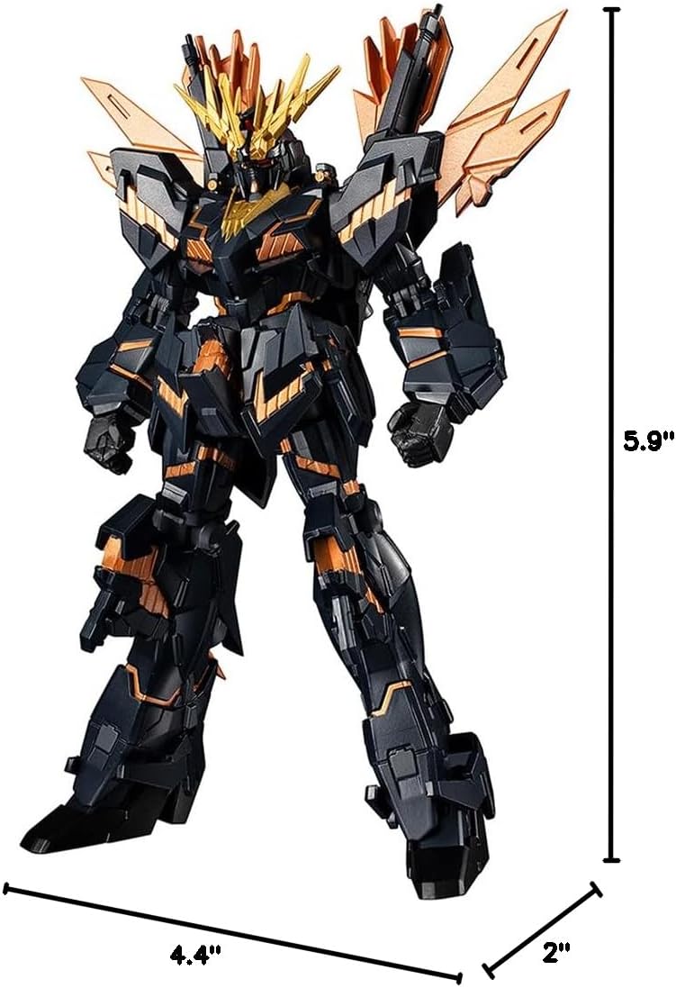MG Gundam Plastic Model Kit - TAMASHII Nations - Mobile Suit Gundam Unicorn - RX-0 N Unicorn Gundam 02 Banshee Norn, Gundam Universe Action Figure - Detailed Mecha Assembly Experience - Gunpla Builders and Anime Collectors - Original Japan Import