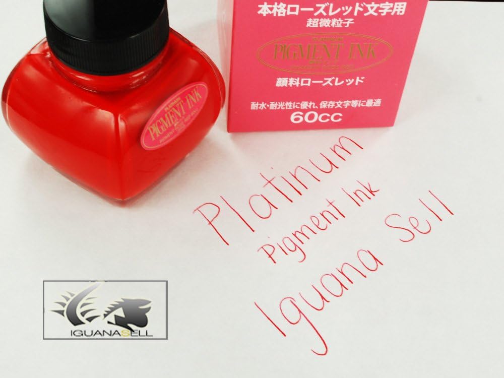 PLATINUM fountain pen Ultra pigment particles in close Red INKG-1500# 20 (japan import), detail image