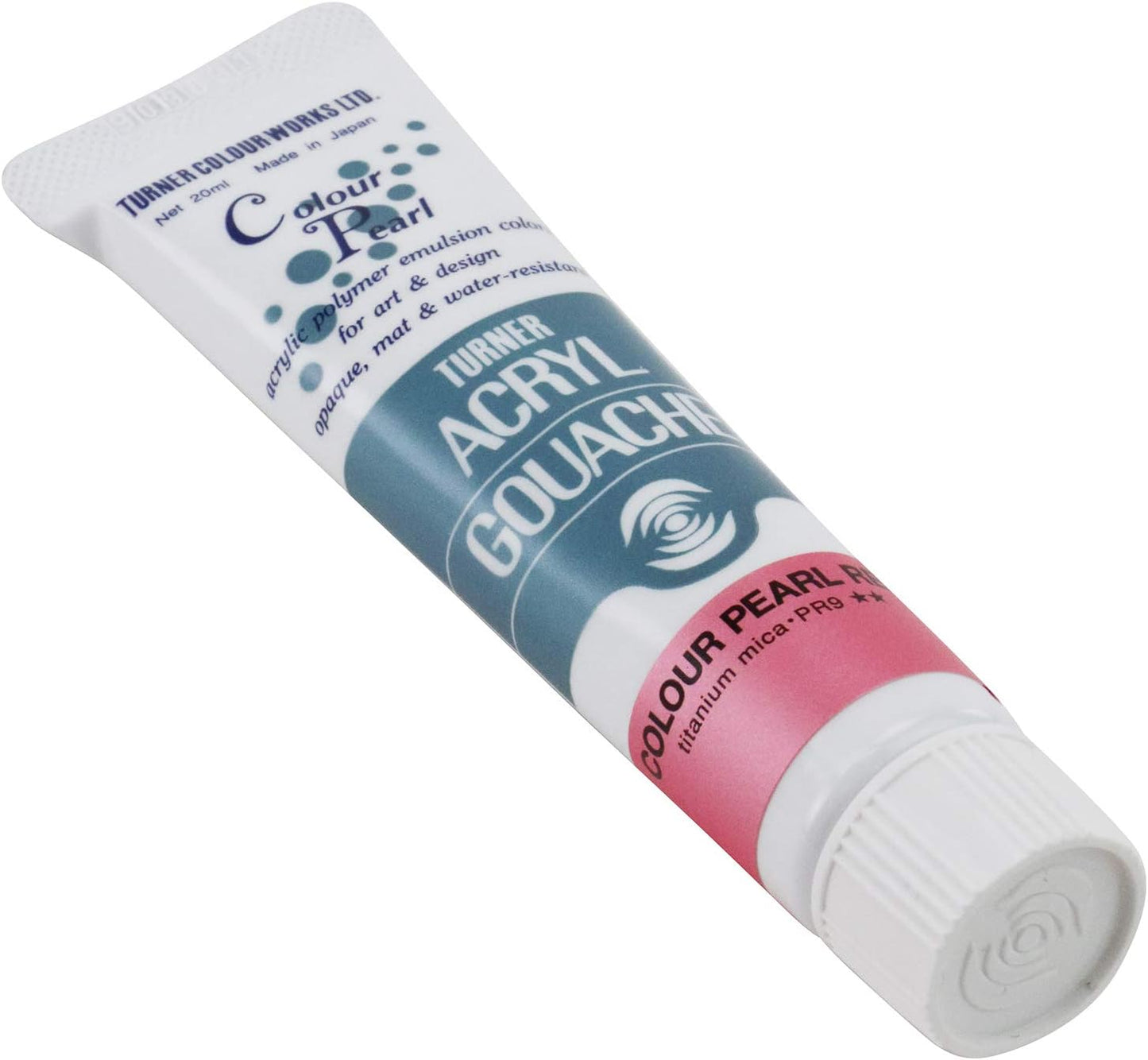 Turner Colour Works Acryl Gouache Artist Acrylic Paint - Single 20 ml Tube - Pearlescent Red