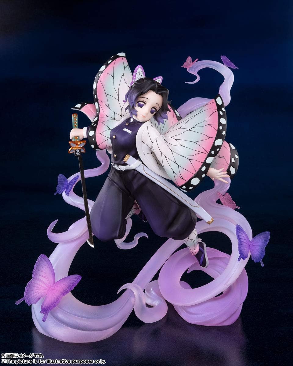 TAMASHII NATIONS - Demon Slayer: Kimetsu no Yaiba - Shinobu Kocho Insect Breathing, Bandai Spirits FiguartsZERO Collectible Statue