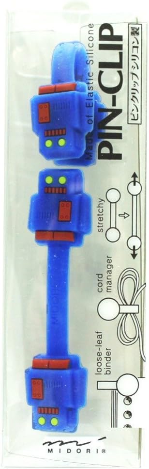 Midori Silicone Band, Pin-Clip Robot (43040006)