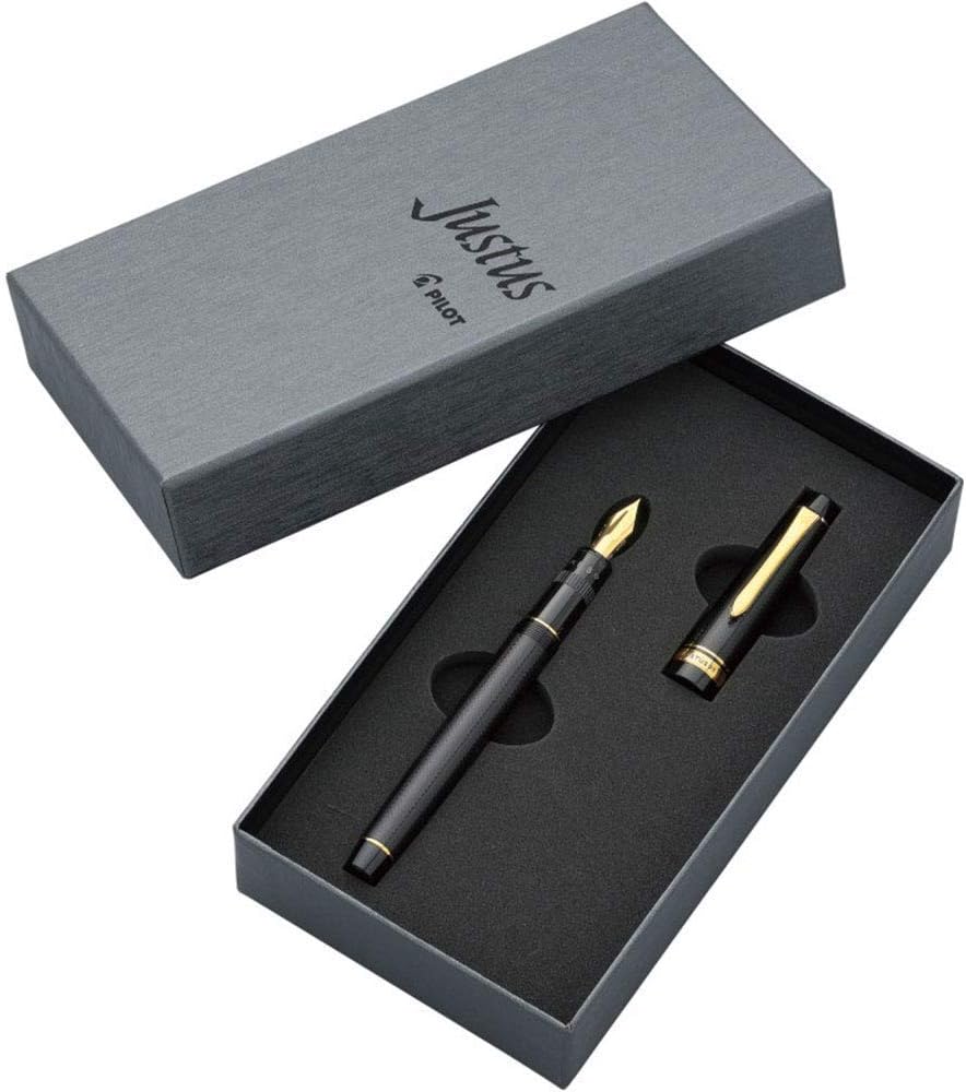 PILOT Fountain Pen Justus 95 Fine Medium Nib - Net Black - (FJ-3MR-NB-FM)