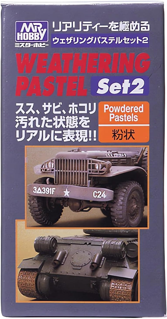 GSI Creos Mr. Hobby - Weathering Pastel Set 2, GSI Creos (PP102)