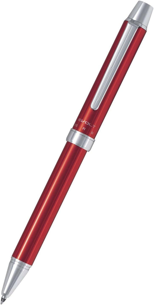 PILOT 2 Color 0.7 mm Ballpoint Multi Pen 0.5 mm Mechanical Pencil, Red Body (BTHE-1SR-R)