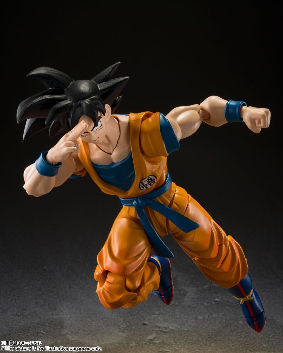 TAMASHII NATIONS - Dragon Ball Super: Super Hero - Son Goku Super Hero, Bandai Spirits S.H.Figuarts Action Figure
