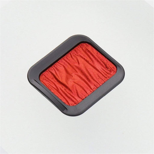 Finetec Premium Watercolor Pan - Brilliant Rust (Pearlescent)