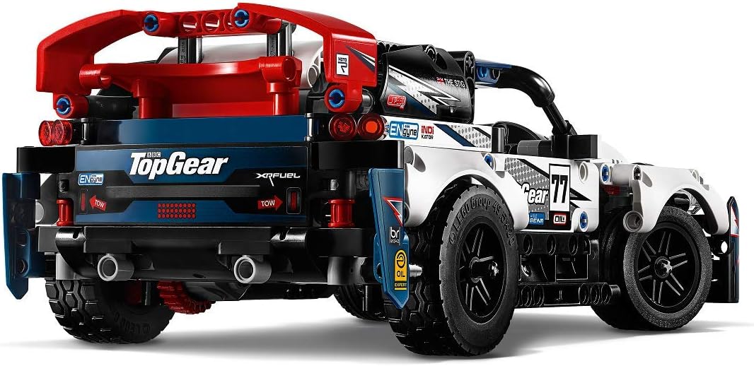 LEGO 42109 Technic Control+ App-Controlled Top Gear Rally Car Model Building Set, RC Racing Car Toy for 9 years and up