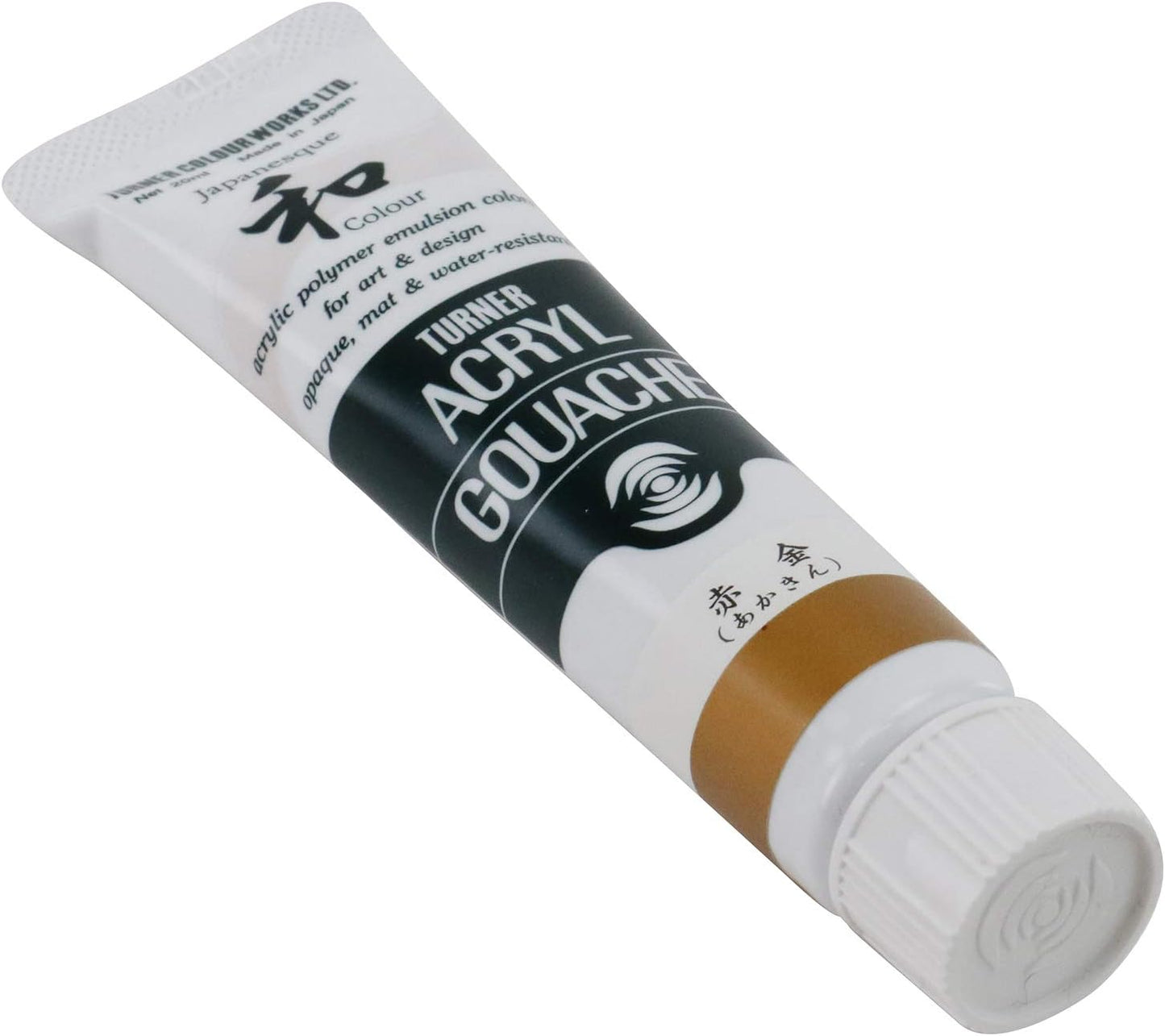 Turner Colour Works Acryl Gouache Artist Acrylic Paint - Single 20 ml Tube - Japanesque Red Gold (Metallic)