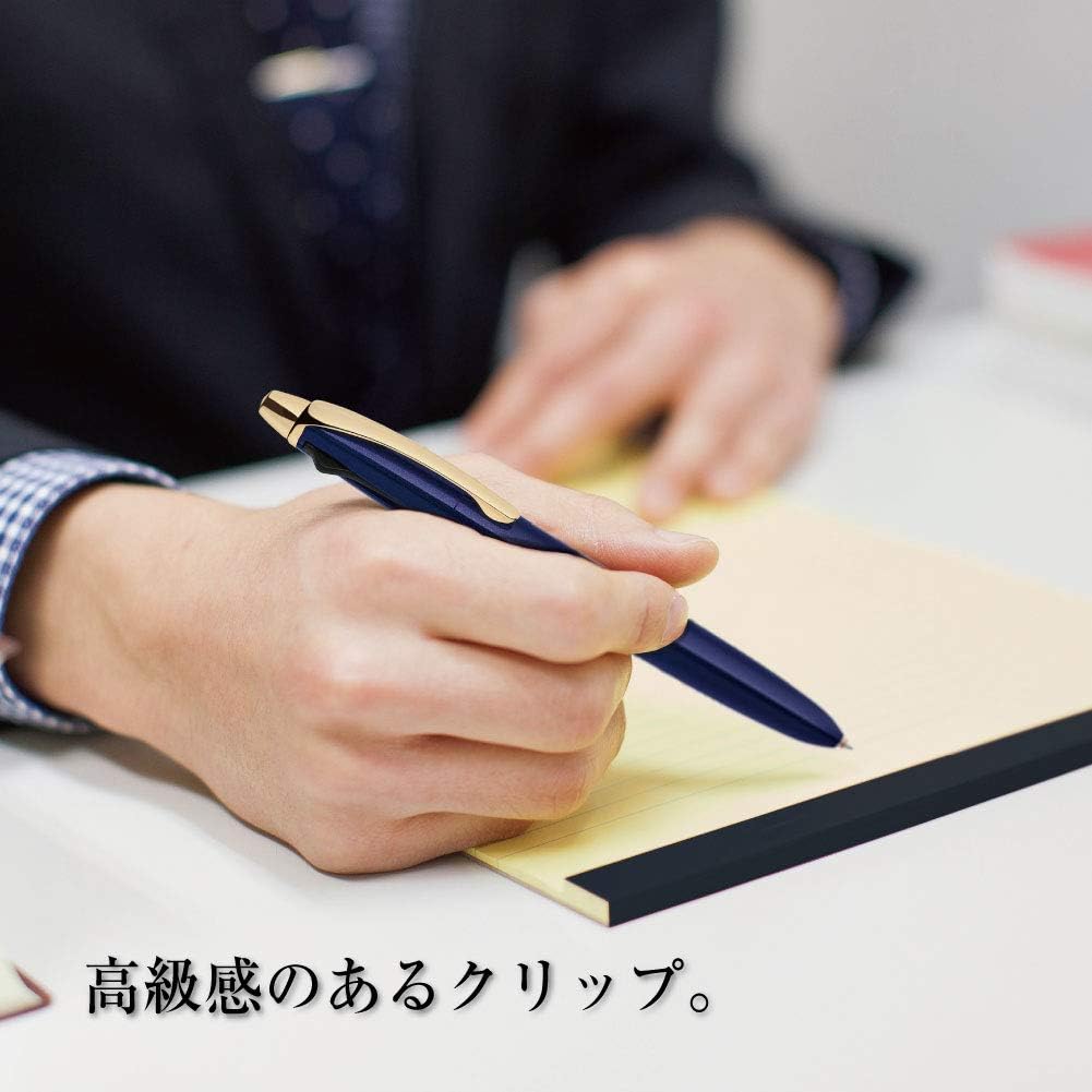 ZEBRA Filare P-B3A12-R Tri-Color Ballpoint Pen, 3C, 0.03 inches (0.7 mm), Red