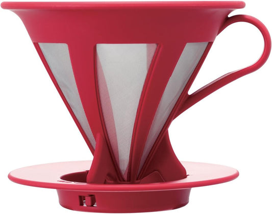 HARIO Never Have To Buy Paper Filters Again Again, One size, Red