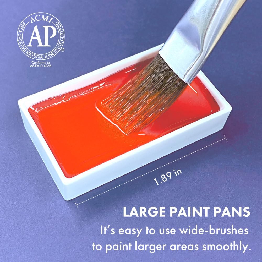 Kuretake GANSAI TAMBI Watercolor Paint Set 36 Colors, Professional-quality art supplies for artists adult painting sketching, Non-Toxic, Made in Japan