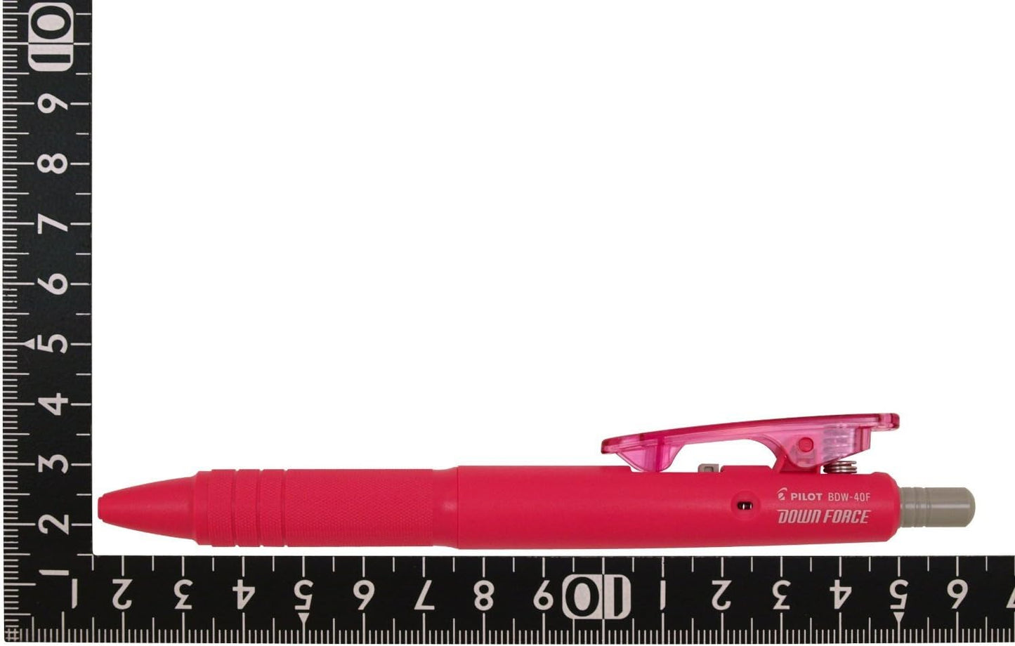 PILOT Down Force Ballpoint Pen, 0.7 mm, Orange Body, Black Ink (BDW-40F-O)