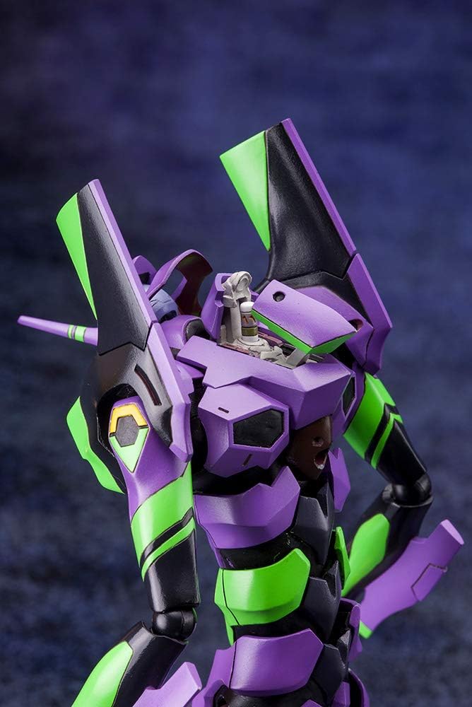 Shin Evangelion KP618X Evangelion Movie Version First Unit with Cassius Spear, Total Height: Approx. 7.5 inches (190 mm), 1/400 Scale, Plastic Model, Molded Color