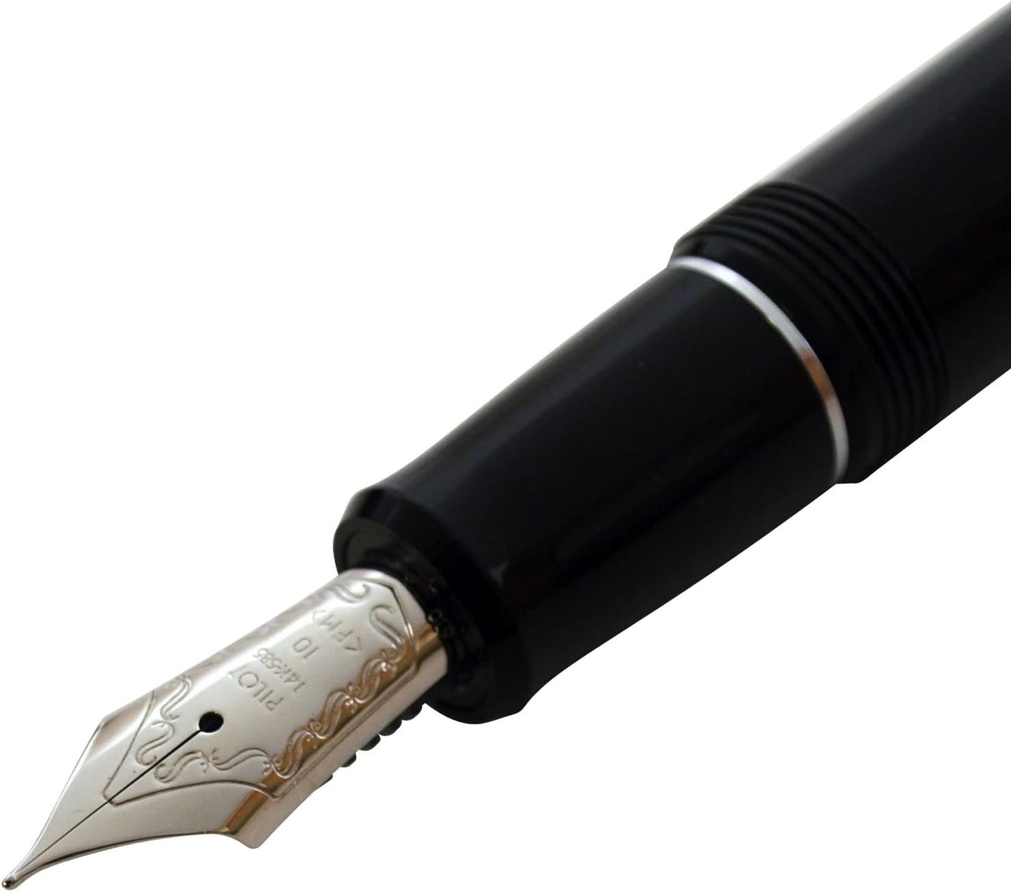 PILOT Fountain Pen Custom Heritage 912, Black Body, FM-Nib (FKVH-2MR-B-FM)
