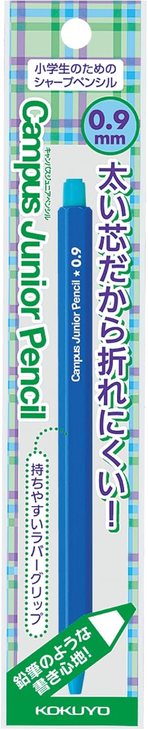 Kokuyo Mechanical Pencil, Enpitsu Sharp, Campus Junior, 0.9mm, Blue (PS-C100B-1P)
