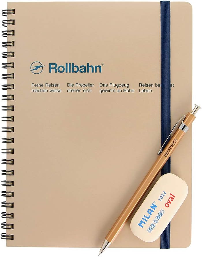 Delfonics Rollbahn Spiral Classic Notebooks(Olive)