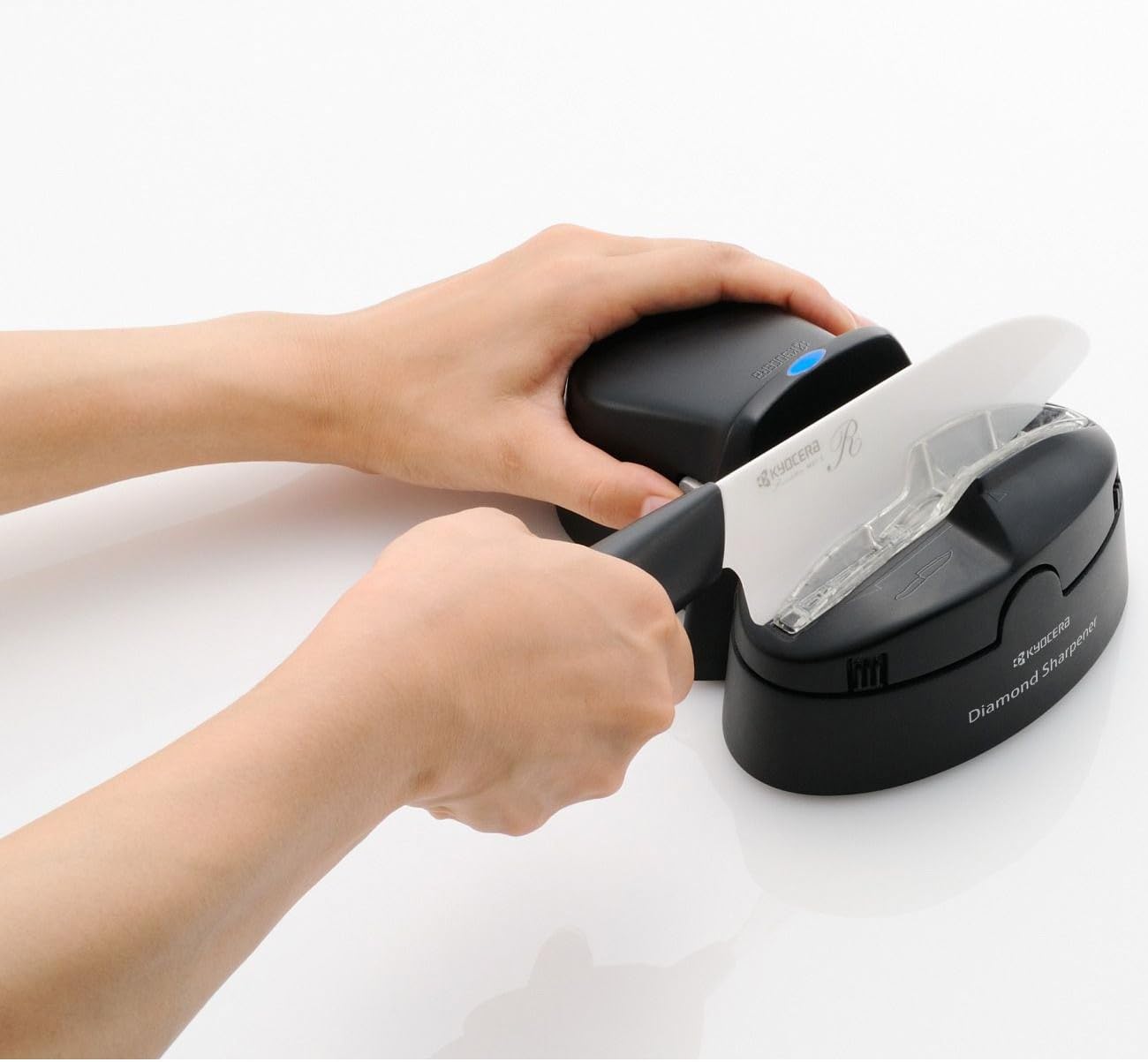 Kyocera Advanced Diamond Hone Knife Sharpener for Ceramic and Steel Knives
