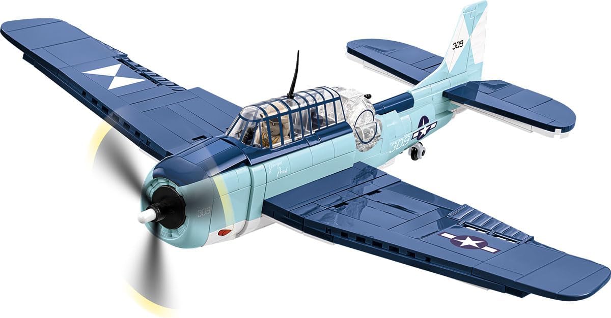 COBI Historical Collection WWII Grumman TBF Avenger Aircraft model set for collectors and aviation enthusiasts