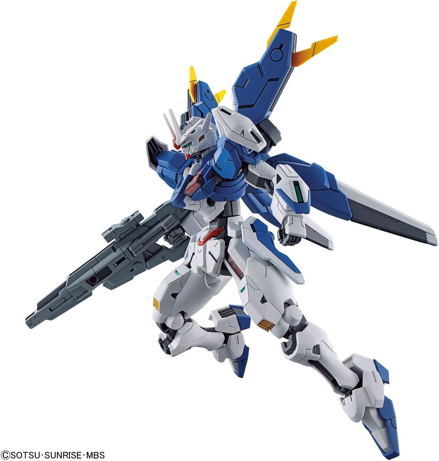 Bandai Hobby - Mobile Suit Gundam: The Witch from Mercury - #19 Gundam Aerial Rebuild, Bandai Spirits HG 1/144 Model Kit,Blue