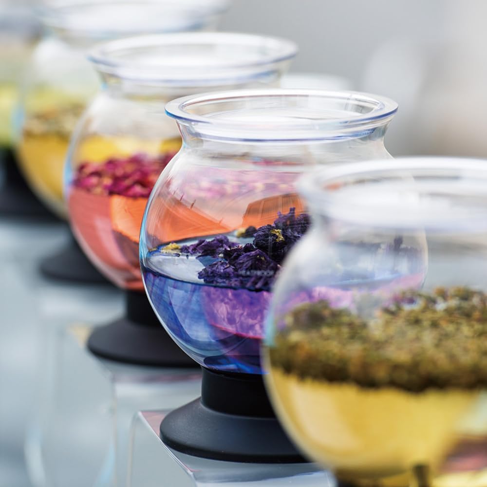 Hario "Largo" Glass Tea Dripper Stand Set, 800ml