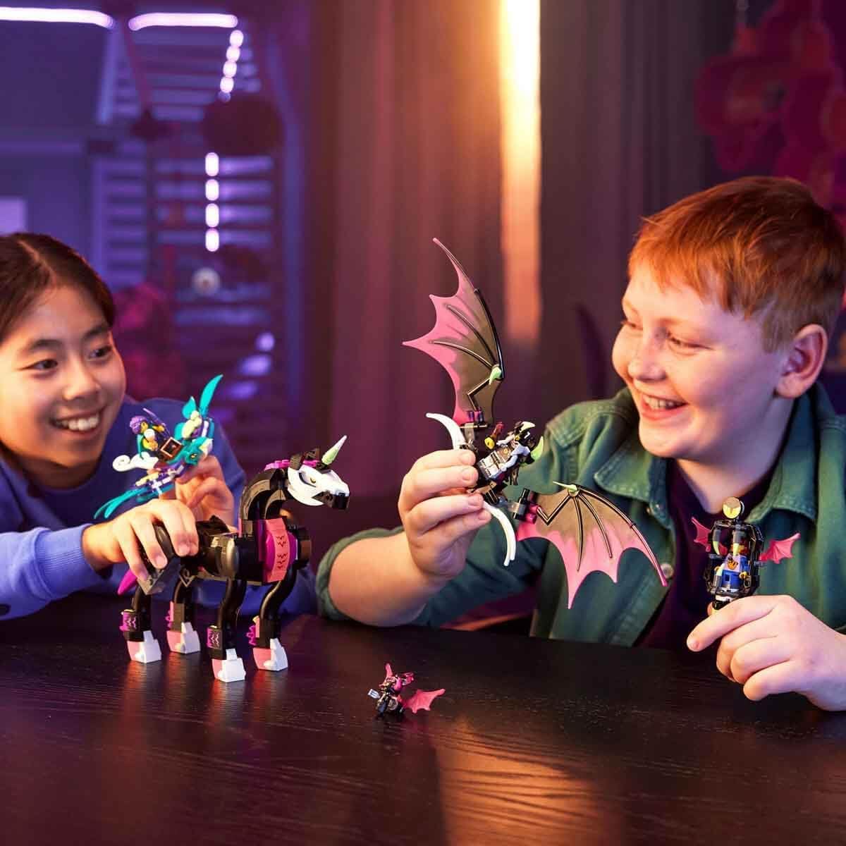 LEGO 71457 DREAMZzz Pegasus, The Flying Horse, Build A Fantastic Creature 2 Ways with Zoey, Nova and The Nightmare King Minifigures TV Series, Animal Toys for Kids