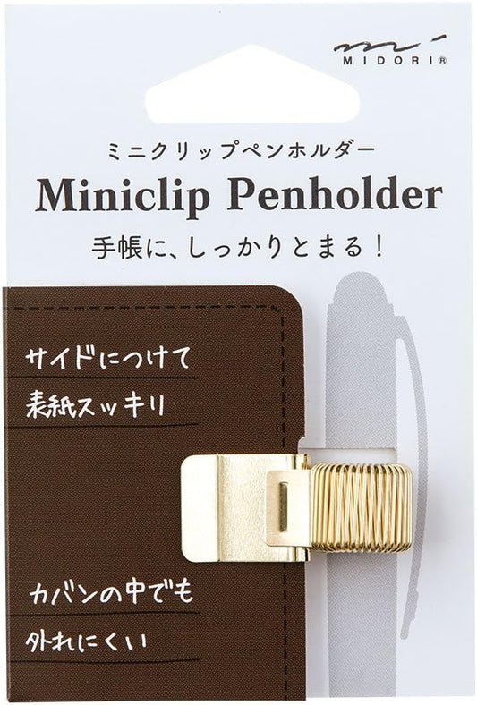 Midori 82219006 – Clip Porta Pen, Gold