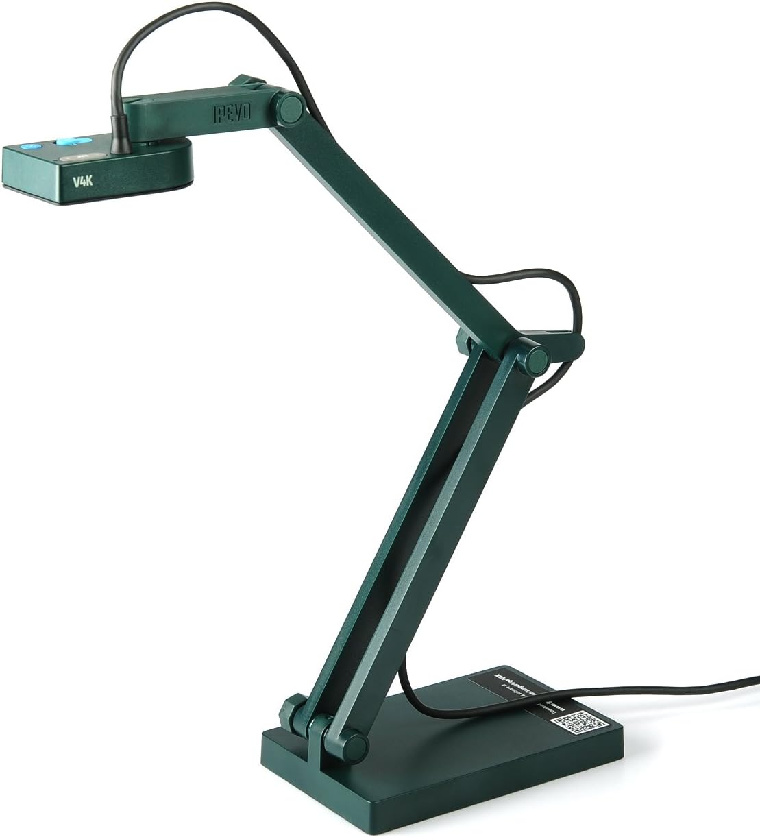 IPEVO V4K Ultra High Definition 8MP USB Document Camera ??? Mac OS, Windows, Chromebook Compatible for Live Demo, Web Conferencing, Distance Learning, Remote Teaching