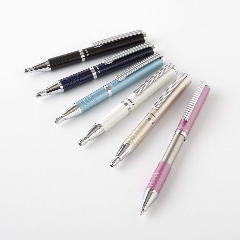ZEBRA SL-F1 ST Oil-based Ballpoint Pen, Silver, BA115-S