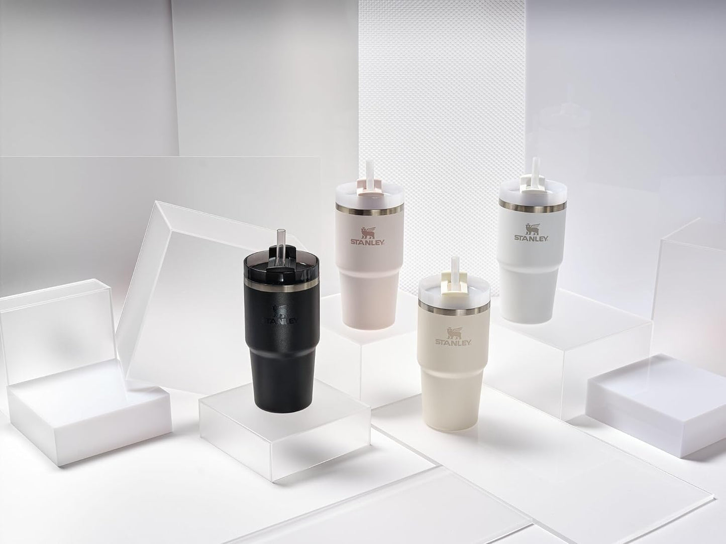 Stanley Quencher H2.0 Tumbler with Straw 20 oz | Flowstate 3-Position Lid | Cup Holder Compatible for Travel | Insulated Stainless Steel Cup | BPA-Free | Cream 2.0